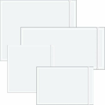 OFFICESPACE 5 x 10 in. 2 Mil Poly Resealable Clear Face Document Envelopes OF2819950